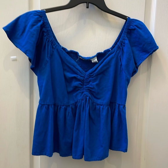 EUC Midnight Sky Smocked back top - Picture 1 of 5